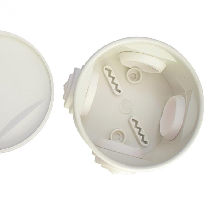 Kreis-im Freien runde Art weißer Plastikanschlusskasten/runder elektrischer Plastikkasten