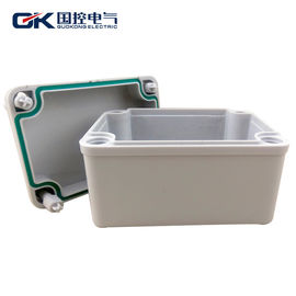 China Ip65 gelüftete Plastik-ABS Kasten-kleines Elektronik-Einschließungs-Schwarz-graue Farbe für das Verdrahten fournisseur