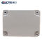 Ip65 gelüftete Plastik-ABS Kasten-kleines Elektronik-Einschließungs-Schwarz-graue Farbe für das Verdrahten fournisseur